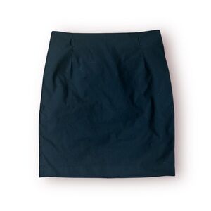 H&M Black Pencil Skirt Size 8 | Stretch Lined Knee Length Careerwear Night Out